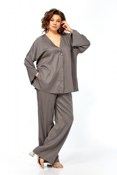 Брюки, кардиган Диомант 2164 серый - фото 8