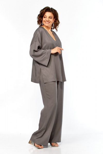 Брюки, кардиган Диомант 2164 серый - фото 7