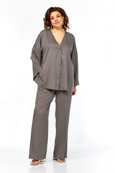 Брюки, кардиган Диомант 2164 серый - фото 1