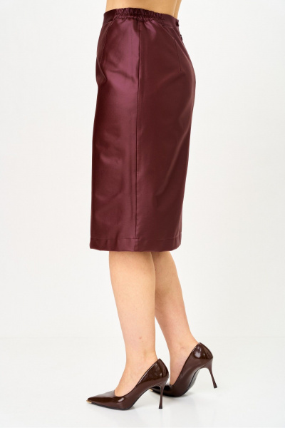 Жакет, юбка Vilena 1147 крем+бургунди - фото 10