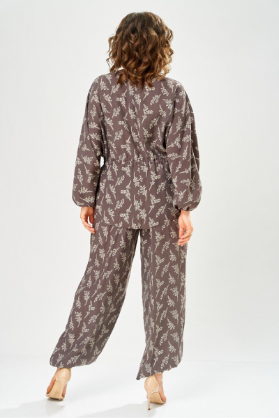 Блуза, брюки Bonna Image 1059/1 коричневый - фото 6