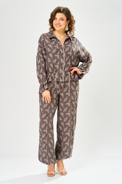 Брюки, бомбер Bonna Image 1060/1 коричневый - фото 13