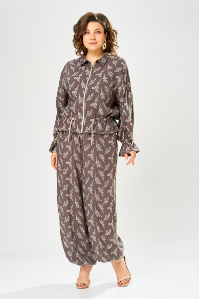 Брюки, бомбер Bonna Image 1060/1 коричневый - фото 12