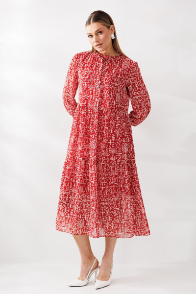 Платье Mubliz 290 красный - фото 21