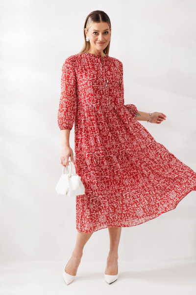 Платье Mubliz 290 красный - фото 19