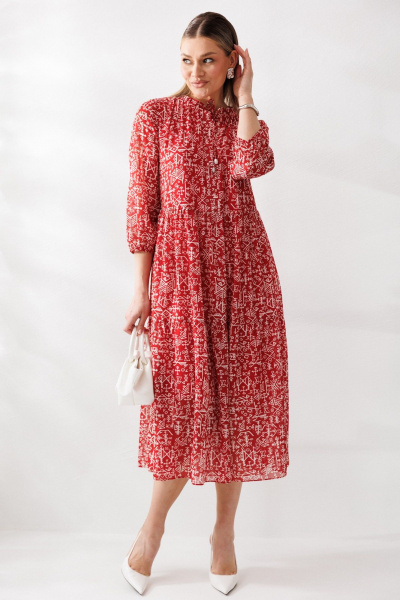 Платье Mubliz 290 красный - фото 17