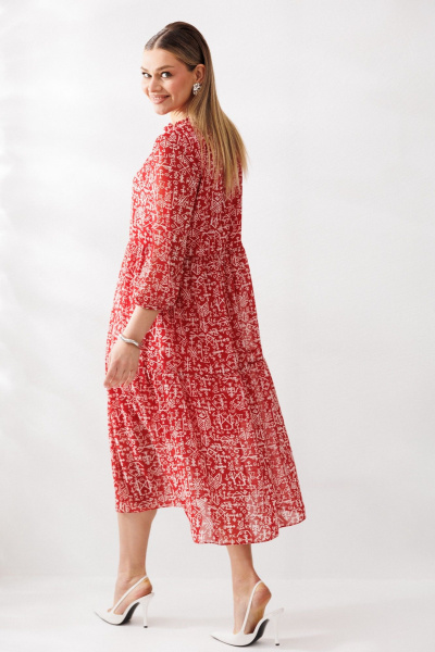 Платье Mubliz 290 красный - фото 14