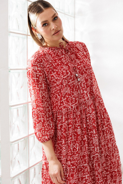 Платье Mubliz 290 красный - фото 9