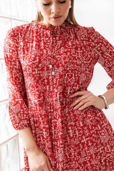 Платье Mubliz 290 красный - фото 8