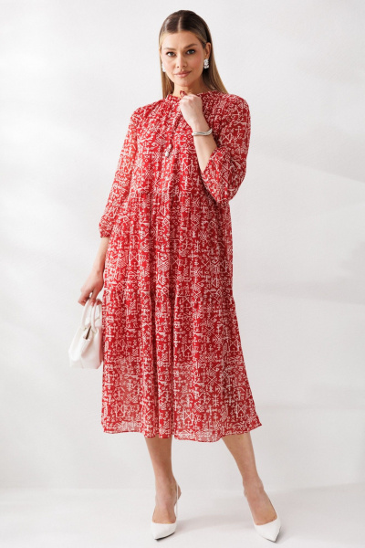 Платье Mubliz 290 красный - фото 7