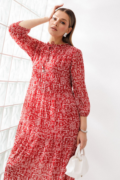 Платье Mubliz 290 красный - фото 6