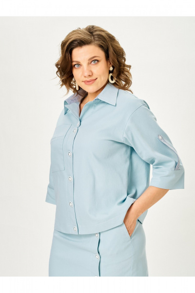 Жакет, юбка Vilena 1152 мята - фото 3