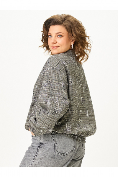 Бомбер Zlata 4469 серый - фото 4