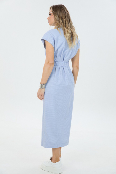 Платье LM М186 голубая_лапка - фото 6