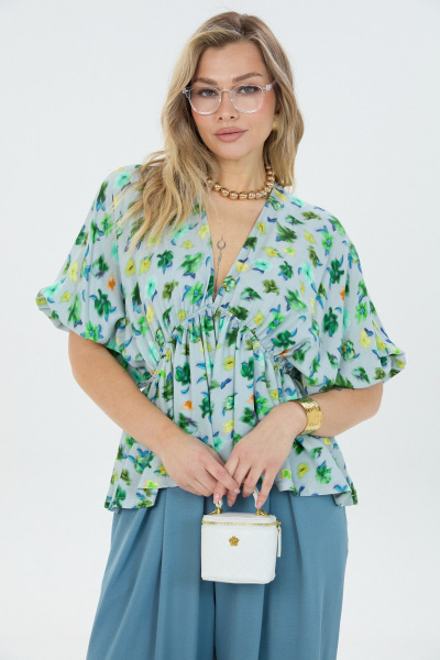 Блуза, брюки LM К8187 холодная_мята - фото 6