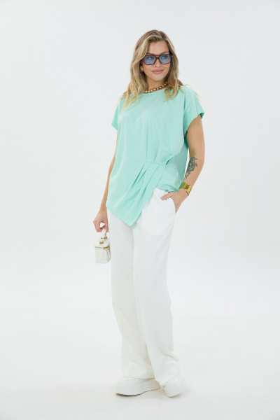 Брюки, джемпер LM К1940402 мята - фото 3