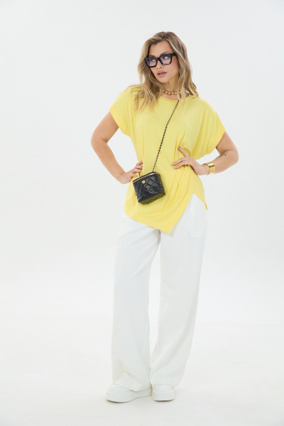 Брюки, джемпер LM К1940402 желтый - фото 4