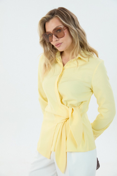 Блуза LM М190 желтая - фото 5