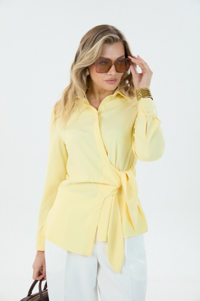 Блуза LM М190 желтая - фото 1