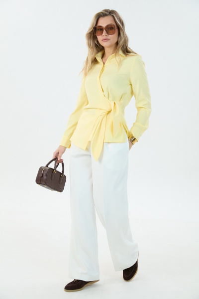 Блуза LM М190 желтая - фото 2