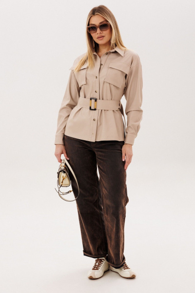 Рубашка Anelli 1826 саванна-скин - фото 2