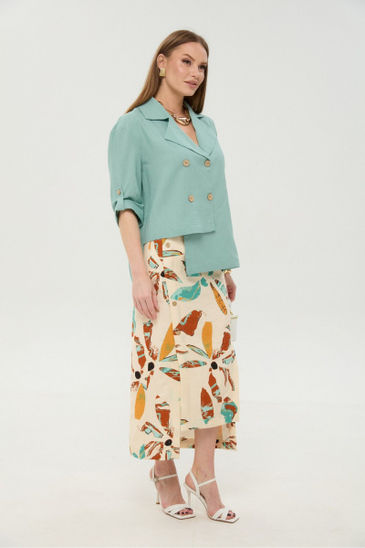 Юбка NikVa 971-8 бохо_мультиколор - фото 1