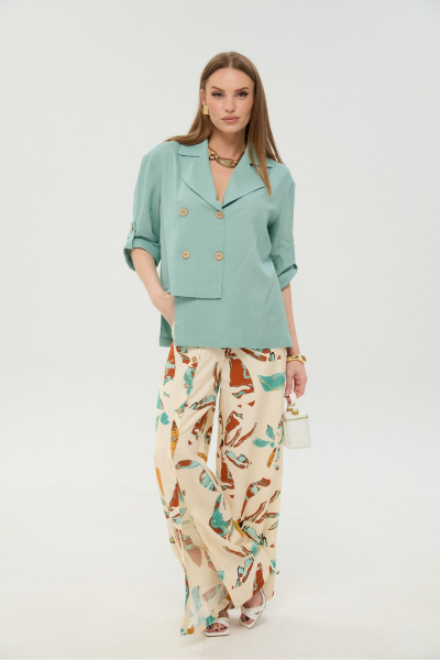 Брюки NikVa 977-8 бохо_мультиколор - фото 3