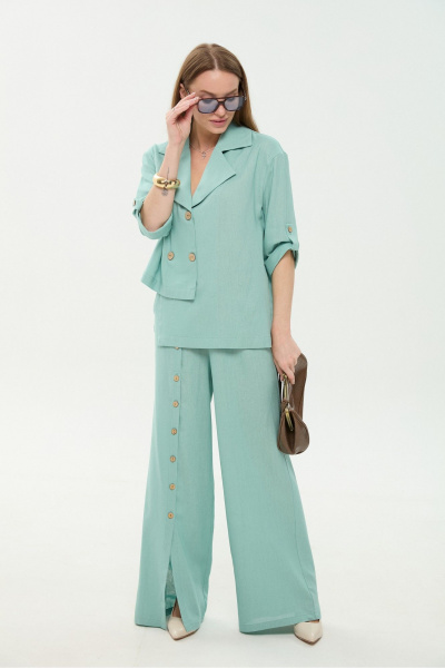 Брюки NikVa 977-9 мята - фото 1