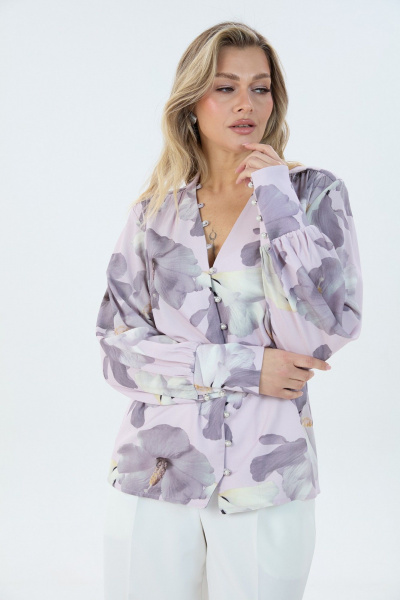 Блуза, брюки LM К1940148 сиреневый - фото 5