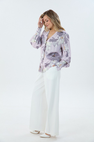 Блуза, брюки LM К1940148 сиреневый - фото 4
