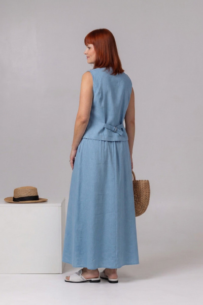 Жилет Соджи 644 голубой - фото 2