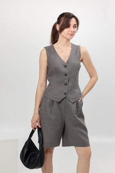 Шорты Соджи 645 графит - фото 4