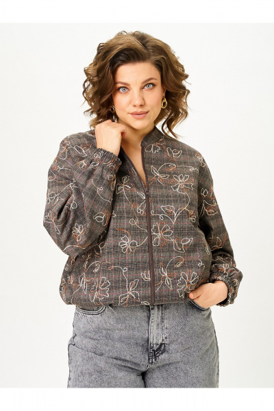 Бомбер Zlata 4469 коричневый - фото 1