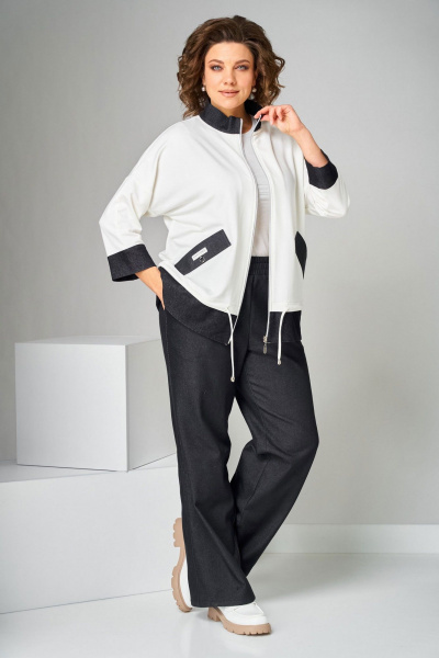 Брюки, бомбер Асолия 1517 серый - фото 2