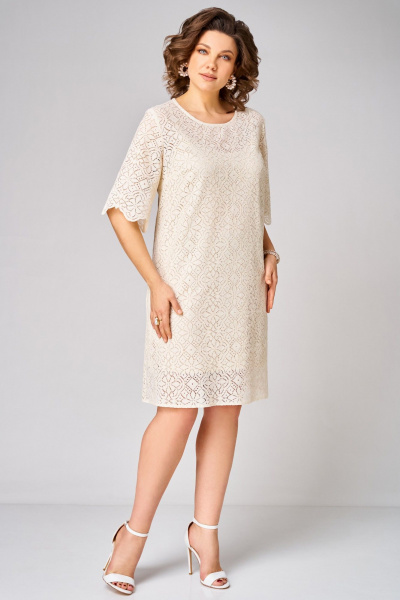 Платье Мишель стиль 1361 бежевый - фото 2