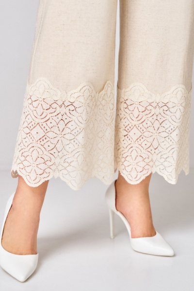 Блуза, брюки Мишель стиль 1362 бежевый - фото 9