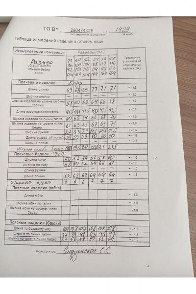 Блуза, брюки, топ TAiER 1429 голубой - фото 9