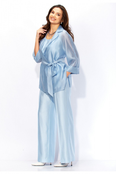 Блуза, брюки, топ TAiER 1429 голубой - фото 5