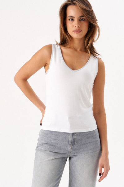 Жилет Romgil РП0058-ВИ4 белый,жемчужный-серый - фото 1