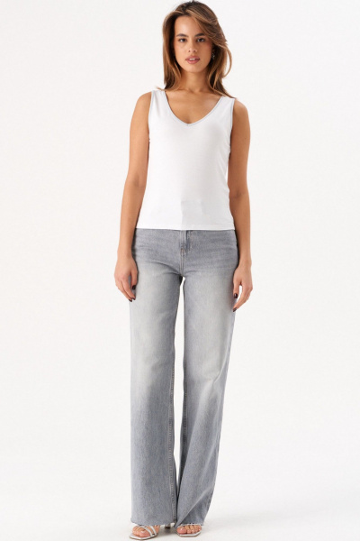 Жилет Romgil РП0058-ВИ4 белый,жемчужный-серый - фото 5