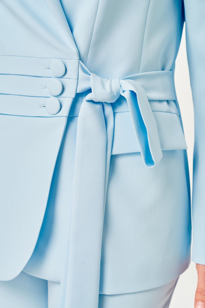 Брюки, жакет ANASTASIA MAK 1277 голубой - фото 11