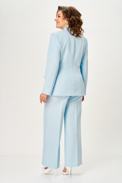 Брюки, жакет ANASTASIA MAK 1277 голубой - фото 5