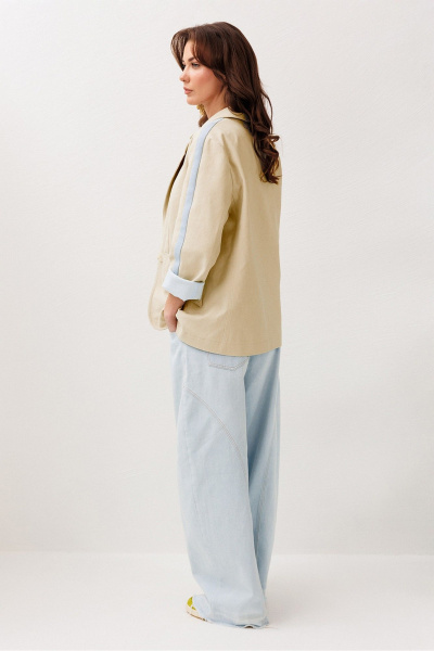 Жакет Butеr 3286 бежевый - фото 9