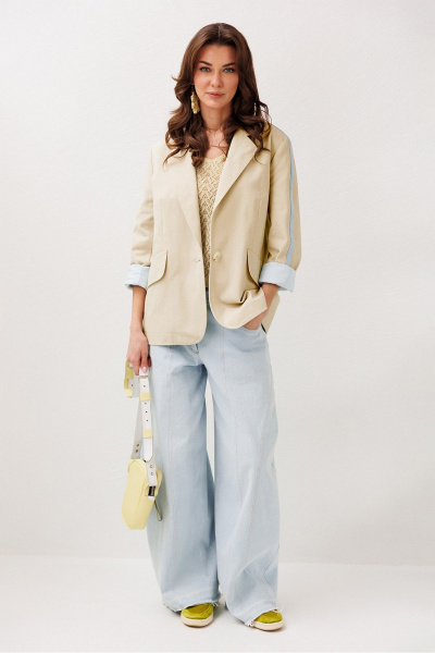 Жакет Butеr 3286 бежевый - фото 7