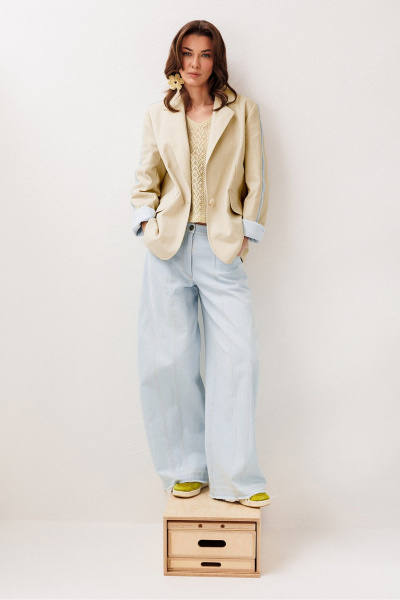 Жакет Butеr 3286 бежевый - фото 4