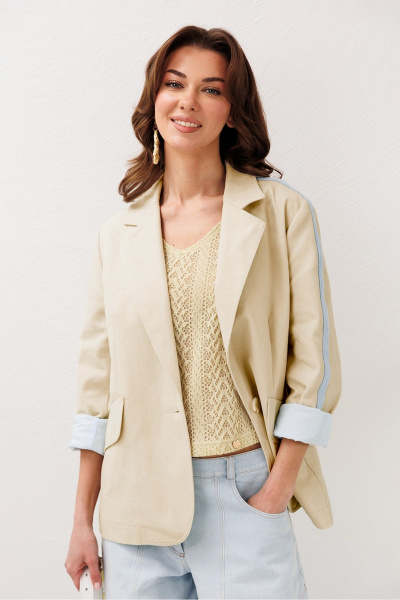 Жакет Butеr 3286 бежевый - фото 1