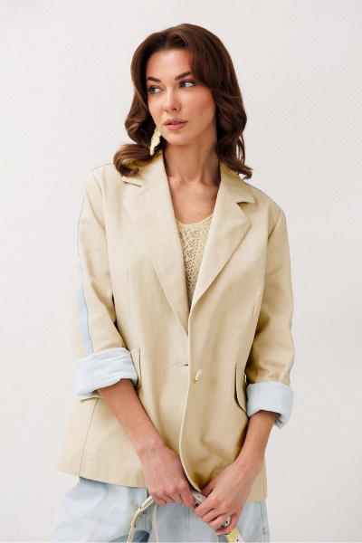 Жакет Butеr 3286 бежевый - фото 2