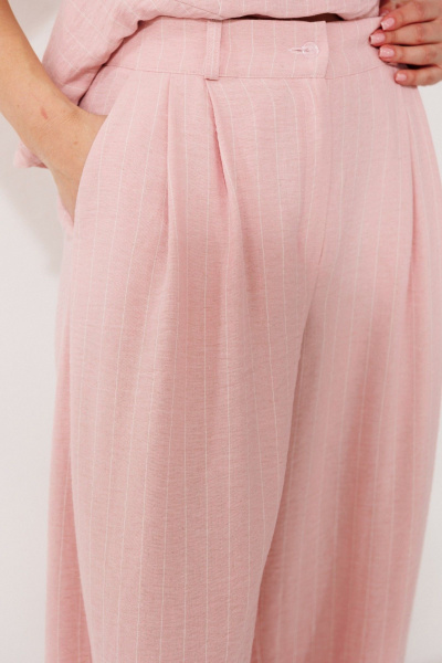 Брюки, жилет Мода Юрс 26-2978 пудра - фото 7