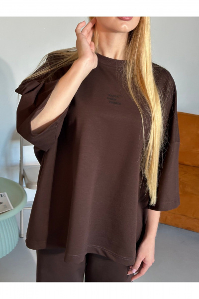 Брюки, майка ICY Street 25ICY095 шоколад - фото 4