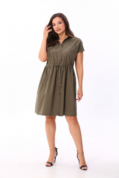 Платье ICY Street 25ICY086 хаки - фото 5